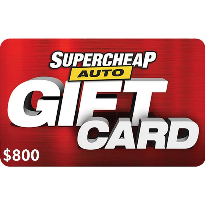 SuperCheap Auto $800 NZD Physical Gift Card (Express Delivery)