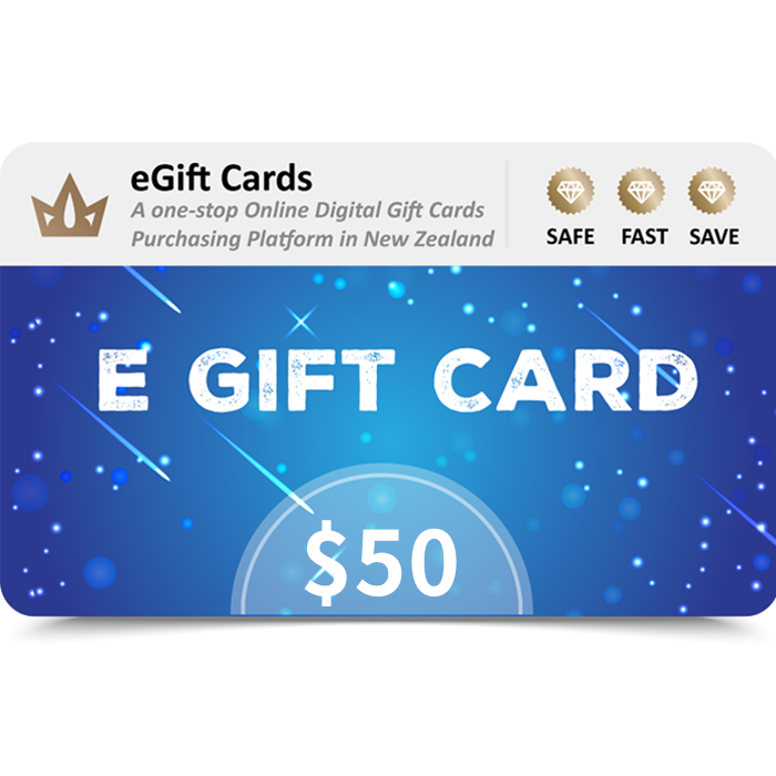 eGift Cards $50 NZD E Gift Card (Email Delivery)