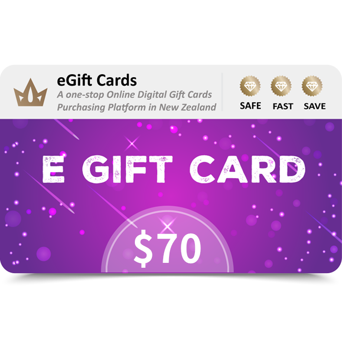 eGift Cards $70 NZD E Gift Card (Email Delivery) - Image 2