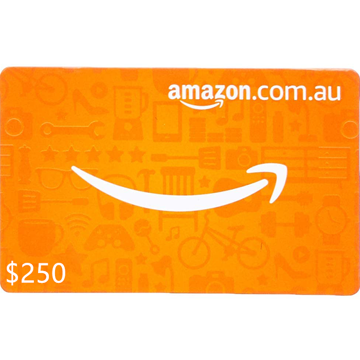 Amazon $250 AUD Digital Gift Card/Voucher (Email Delivery)