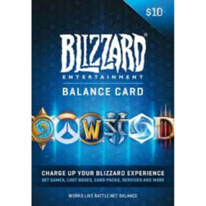 Blizzard $10 USD (US) Digital Gift Card (Email Delivery)