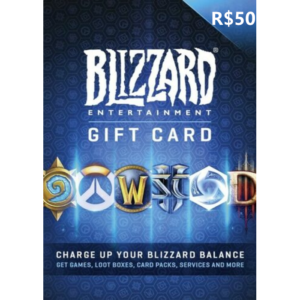 Blizzard R$50 BRL (BR) Digital Gift Card (Email Delivery)